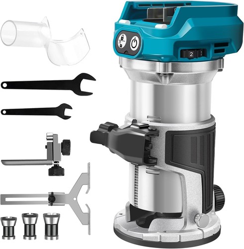 Cordless compact wood router - compact,